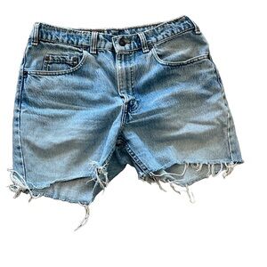 Levi's Blue Jean Cut-Offs Shorts